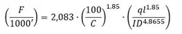 Factor F para el diseño de levantamiento artificial por BES (Bombeo Electrosumergible)